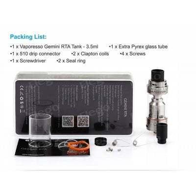 Vaporesso Gemini RTA Mega Atomizer - Görsel 4