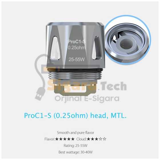 Joyetech ProC1-S ProCore Aries Coil İç Atomizer - Görsel 2