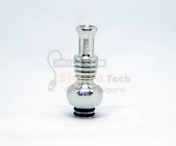 360 Derece Dönebilen Tırtıklı Çelik Drip Tip - Görsel 2