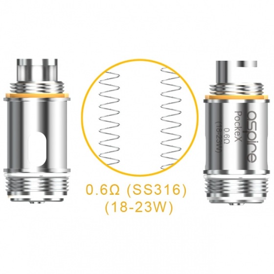 Aspire PockeX AIO Head Coil İç Atomizer - Görsel 4