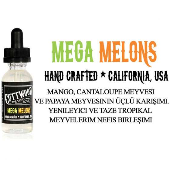 CuttWood Mega Melons 30ml Elektronik Sigara Likiti - Görsel 3