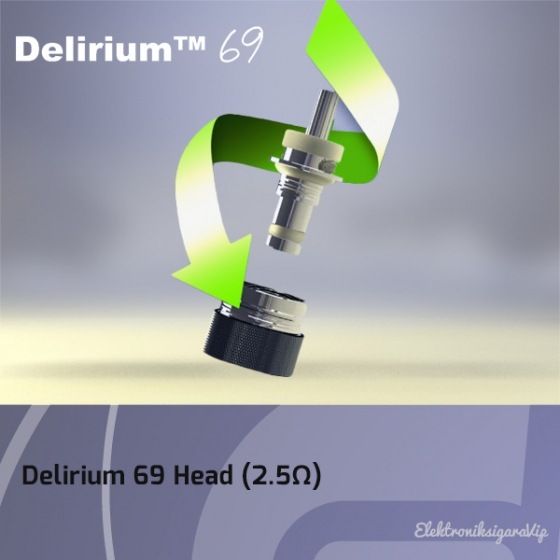 Delirium 69 Head İç Atomizer 5 Adet - Görsel 2