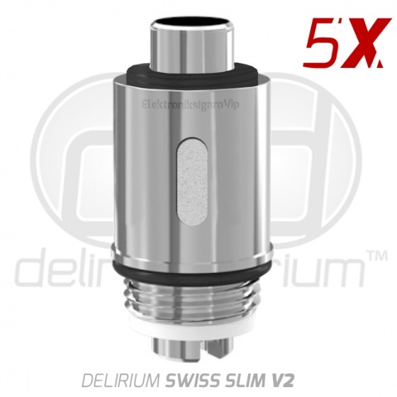 Delirium Swiss Slim V2 İç Atomizer - Yedek Coil - 5 Adet - Görsel 2