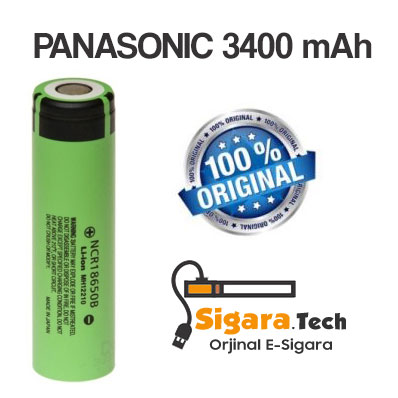 PANASONIC 18650 Pil - 3400mAh 12A - Görsel 2