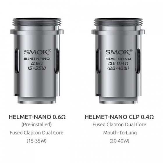 Smok Helmet CLP Nano Coil İç Atomizer - Görsel 3