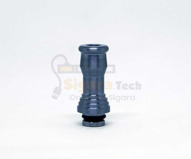 Orta Boy Kavisli Tırtıklı Alüminyum Drip Tip - Görsel 2