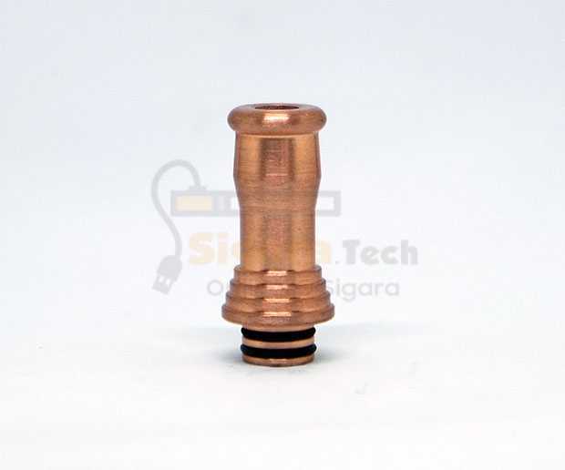 Orta Boy Kavisli Tırtıklı Alüminyum Drip Tip