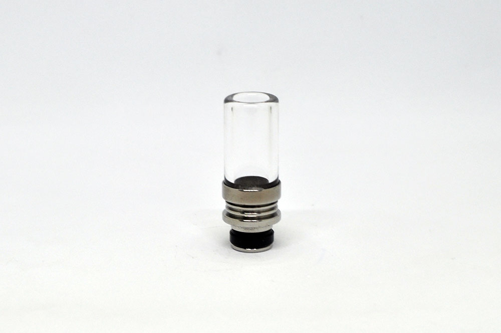 Orta Boy İnce Cam Metal Drip Tip - Görsel 2