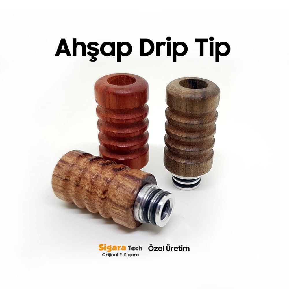 Premium Ahşap Drip Tip - Ağızlık - Görsel 2