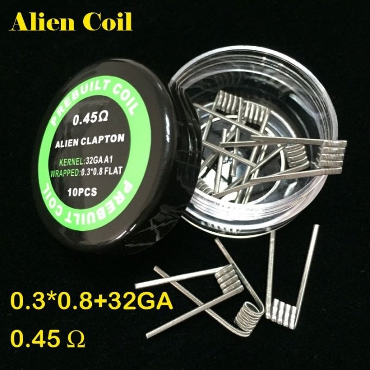 Alien Clapton Coil 0.45 Ohm 10'lu Paket