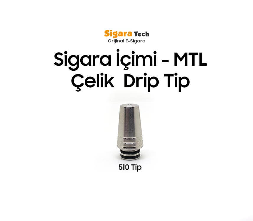 Sigara İçimi - MTL - Çelik Drip Tip - Görsel 3