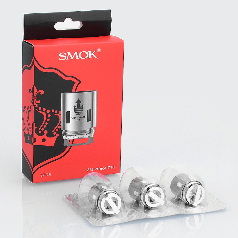 Smok V12 Prince T10 Coil 0.12ohm (3'lü paket)