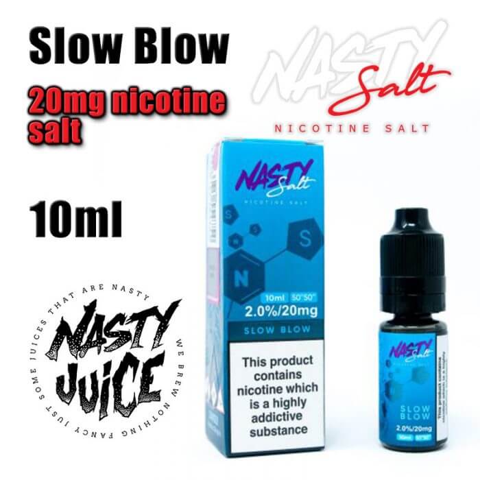 Nasty Juice Salt - Slow Blow 10ml Likit - Görsel 4