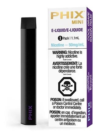 PHIX Mini COOL GRAPE - Tek Kullanımlık