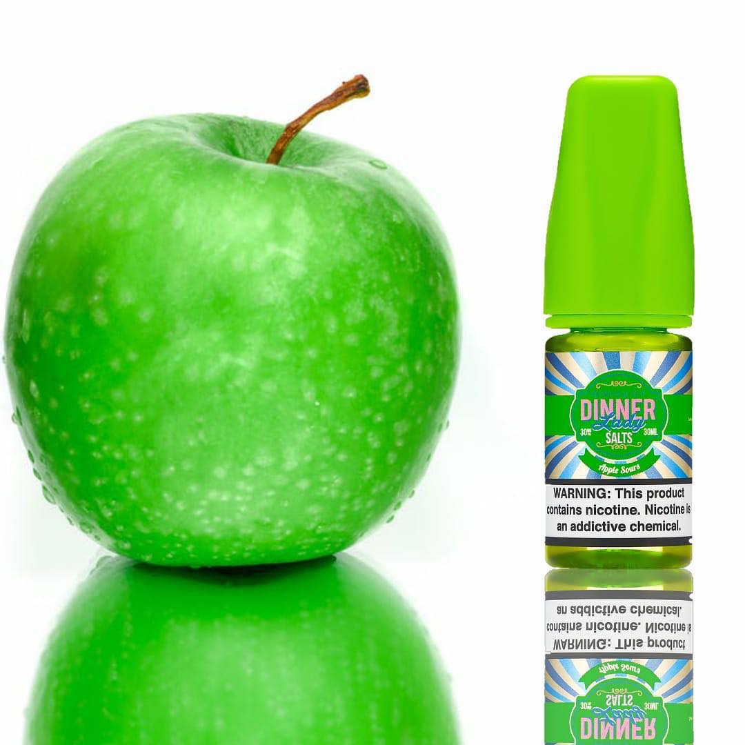 Dinner Lady Salt Likit - Apple Sours 30ml - Görsel 3