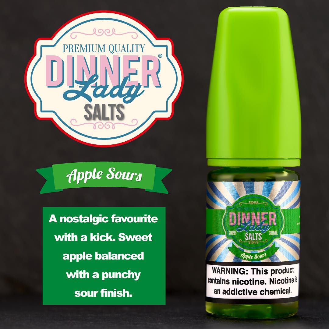 Dinner Lady Salt Likit - Apple Sours 30ml - Görsel 2