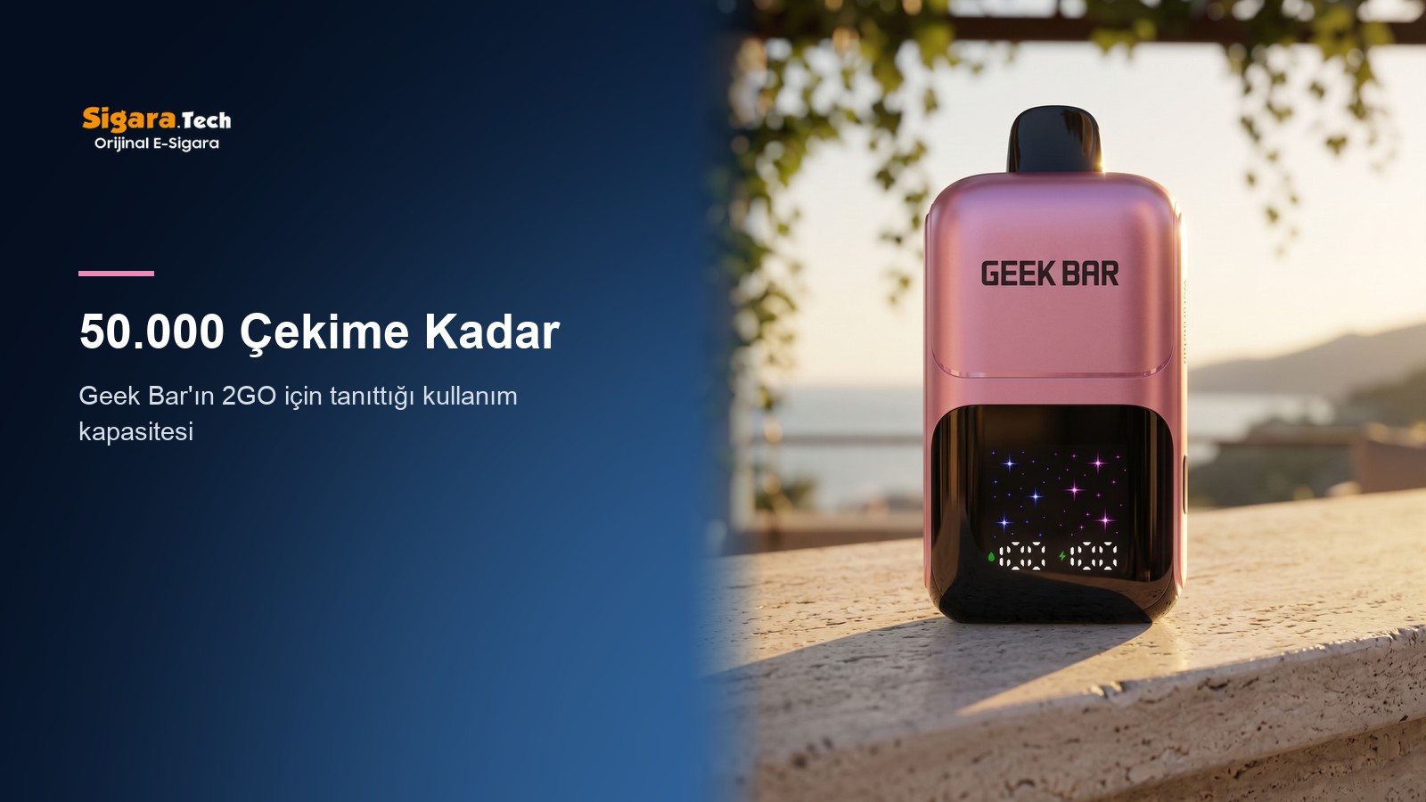 50.000 Çekime Kadar — Geek Bar 2GO 50000